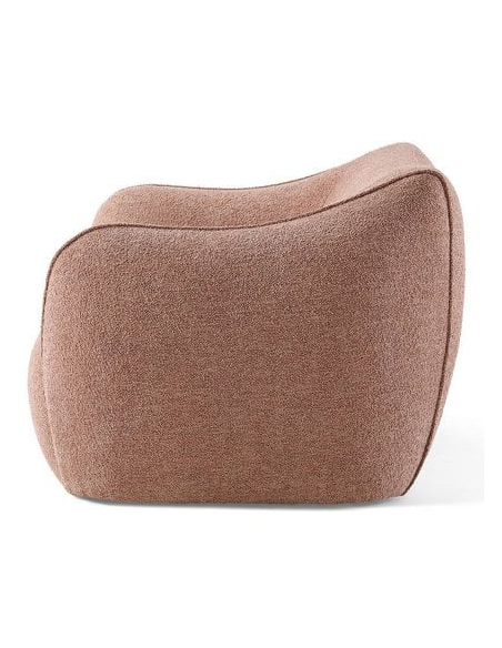 moderne lænestol stof rosa pink lyserød stuemøbler design