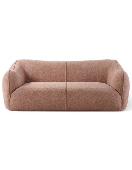 moderne sofa 2 3 personer rosa lyserød pink stof design