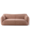 SORO 2,5-personers sofa i polyester B210 x 105 cm - Rosa