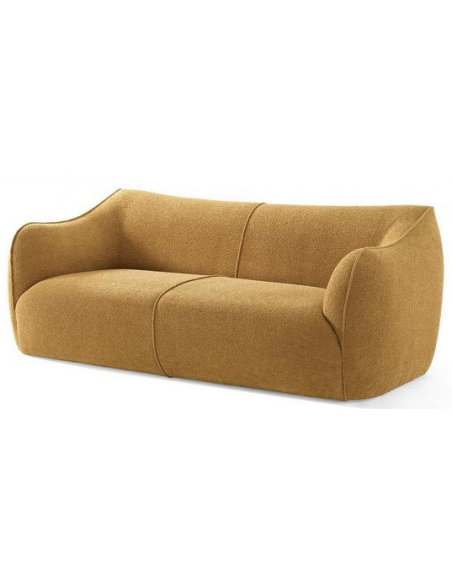 moderne sofa 2 3 personer gul stof design