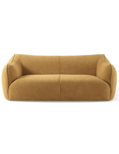 moderne sofa 2 3 personer gul stof design