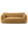 SORO 2,5-personers sofa i polyester B210 x 105 cm - Gul