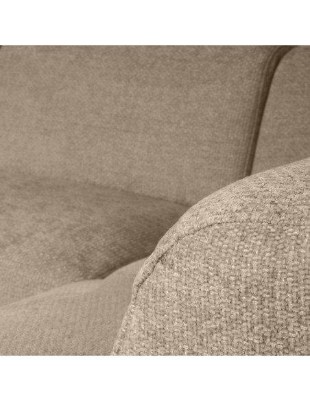 moderne sofa chaiselong venstre design grå sand stof