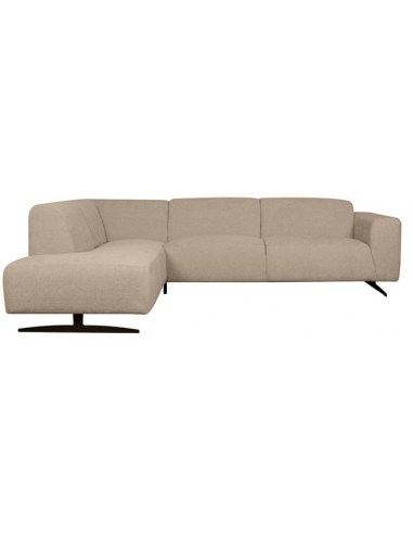 moderne sofa chaiselong venstre design grå sand stof