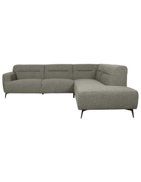 grå sofa moderne design chaiselong chaiselongsofa højre stof