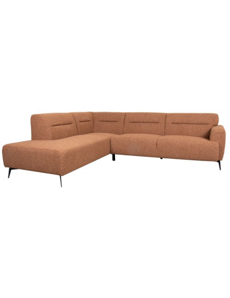 sofa moderne design chaiselong chaiselongsofa venstre stof boucle