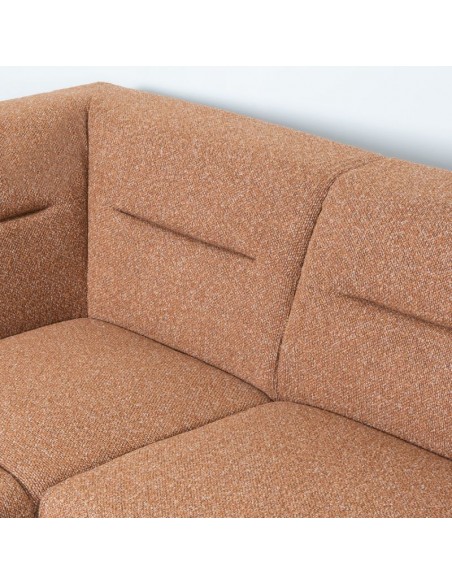 sofa moderne design chaiselong chaiselongsofa højre stof boucle