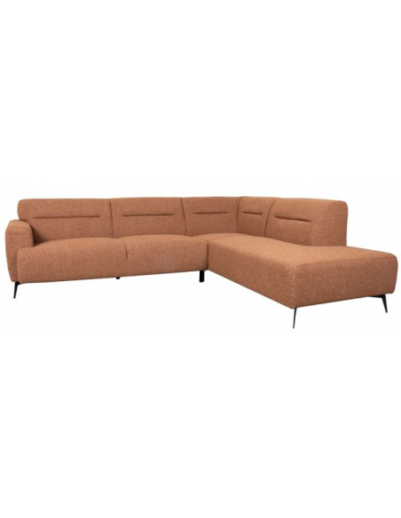 sofa moderne design chaiselong chaiselongsofa højre stof boucle