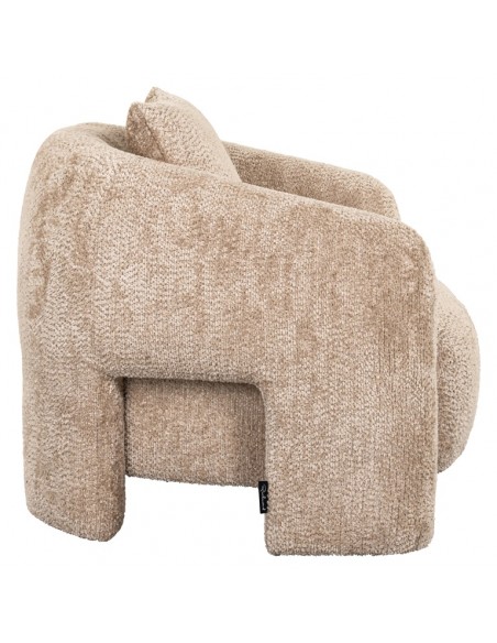 lænestol loungestol beige moderne design