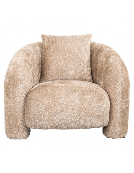 lænestol loungestol beige moderne design