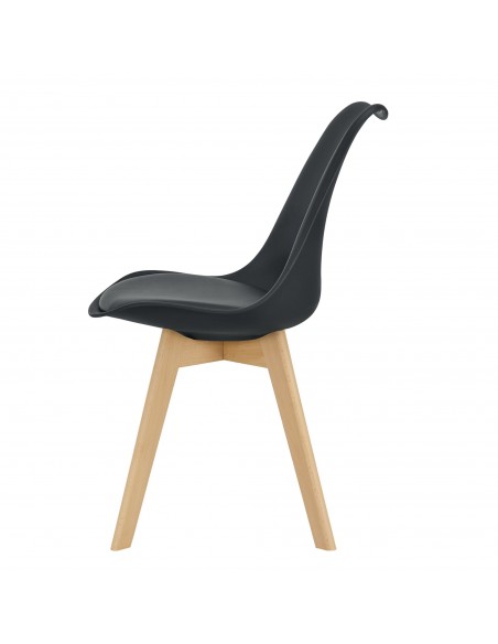 Spisebordsstol sort nordisk skandinavisk design