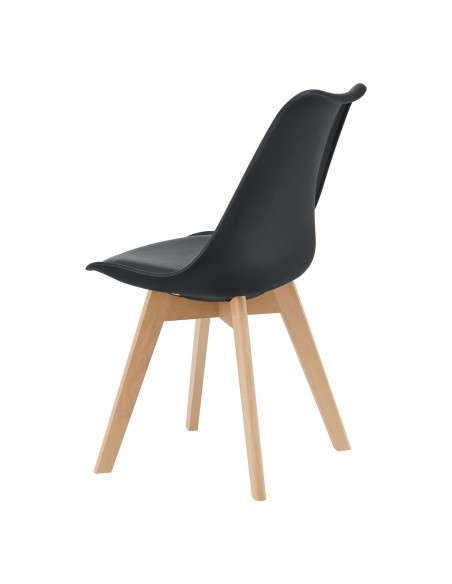 Spisebordsstol sort nordisk skandinavisk design