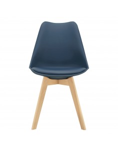 Spisebordsstol blå træ nordisk skandinavisk design 2