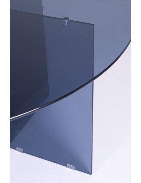 rundt spisebord glas 130 moderne design butiksindretning