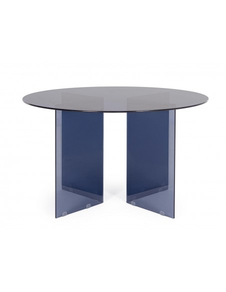 rundt spisebord glas 130 moderne design butiksindretning