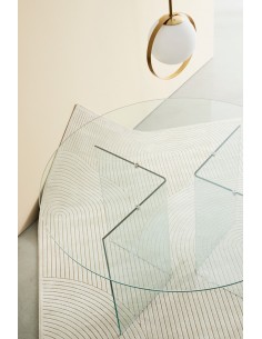 rundt spisebord glas 130 moderne design butiksindretning 2