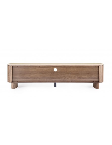 tvbord tv bord skuffer træ valnød moderne