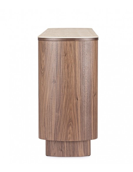 skænk sideboard skuffer træ valnød moderne