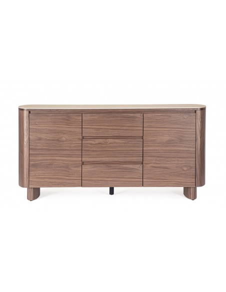 skænk sideboard skuffer træ valnød moderne