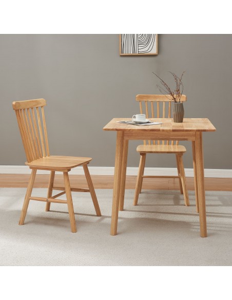 Spisebordsstol eg natur træ nordisk skandinavisk design moderne