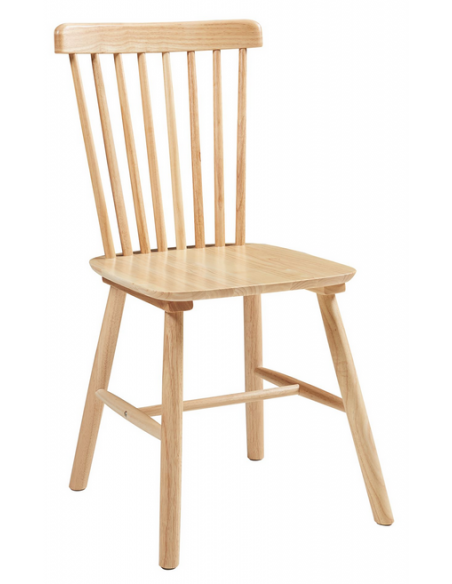 Spisebordsstol eg natur træ nordisk skandinavisk design moderne