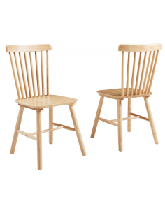 Spisebordsstol eg natur træ nordisk skandinavisk design moderne