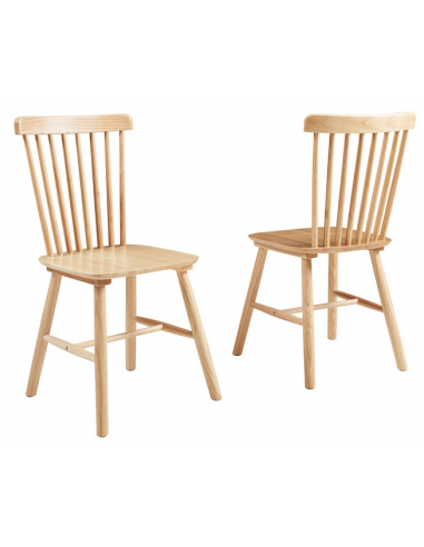 Spisebordsstol eg natur træ nordisk skandinavisk design moderne