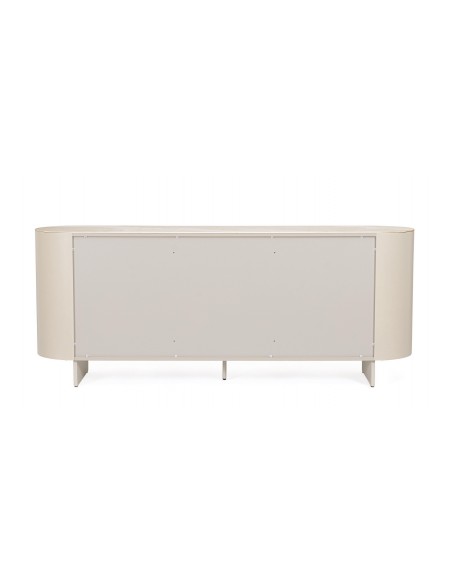 skænk sideboard beige træ moderne design stuemøbler
