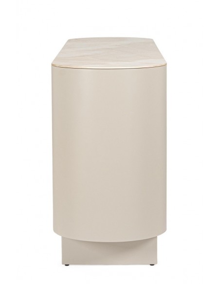 skænk sideboard beige træ moderne design stuemøbler