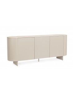 skænk sideboard beige træ moderne design stuemøbler