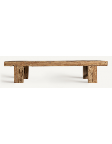 sofabord stort træ teak langt