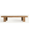 Sofabord i genanvendt teaktræ H38 x B202 x D102 cm - Antik teak
