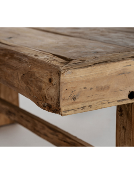 sofabord stort træ teak langt