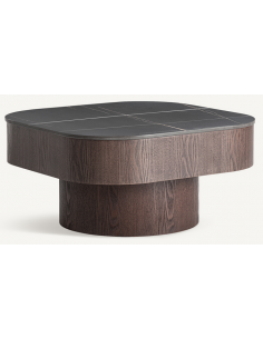 sofabord stort træ marmor moderne design