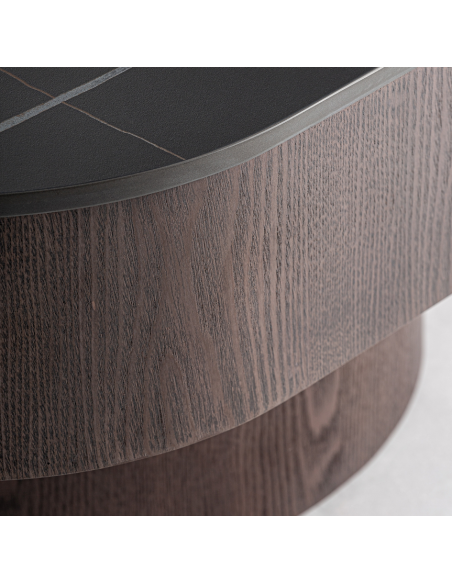 sofabord stort træ marmor moderne design