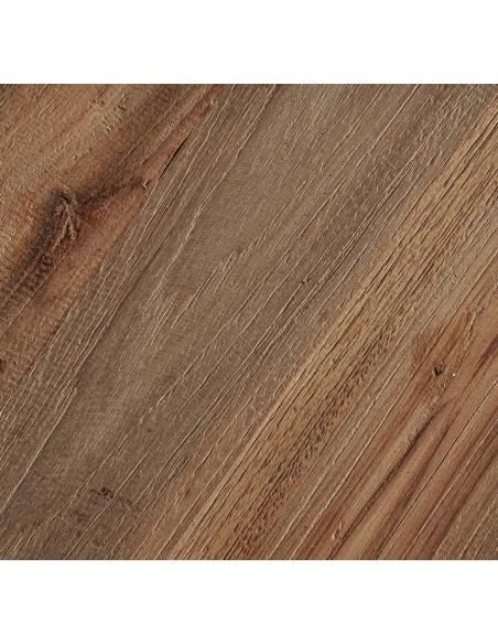 rundt spisebord træ teak rustikt design 180