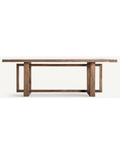 spisebord træ rustikt moderne design