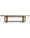 Norvik spisebord i genanvendt elmetræ 280 x 105 cm - Antik brun