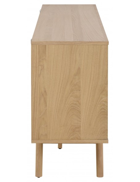 skænk træ eg egetræ olieret 180 cm skuffer skabe hylder moderne design