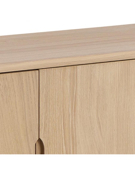 skænk træ eg egetræ olieret 180 cm skuffer skabe hylder moderne design