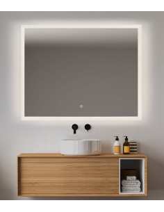 badeværelsesspejl vægspejl spejl lys belysning badeværelse vask håndvask led 2