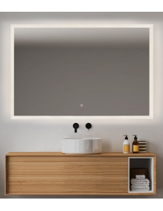 badeværelsesspejl vægspejl spejl lys belysning badeværelse vask håndvask led 2