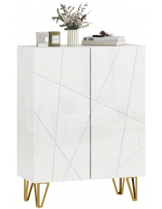 Skoskab gulv træ billigt eg egetræ garderobe entre hvid