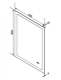 badeværelsesspejl vægspejl spejl lys belysning badeværelse vask håndvask led 2