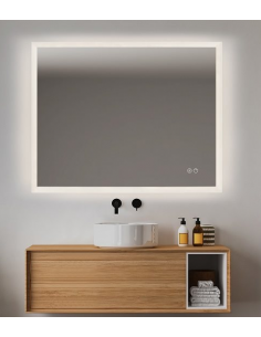 badeværelsesspejl vægspejl spejl lys belysning badeværelse vask håndvask led 2