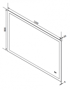 badeværelsesspejl vægspejl spejl lys belysning badeværelse vask håndvask led 2