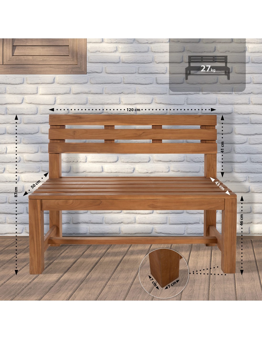 havebænk træ teak teaktræ havemøbler bænk haven havebænk træ teak teaktræ havemøbler bænk haven