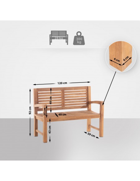 havebænk træ teak teaktræ havemøbler bænk haven havebænk træ teak teaktræ havemøbler bænk haven