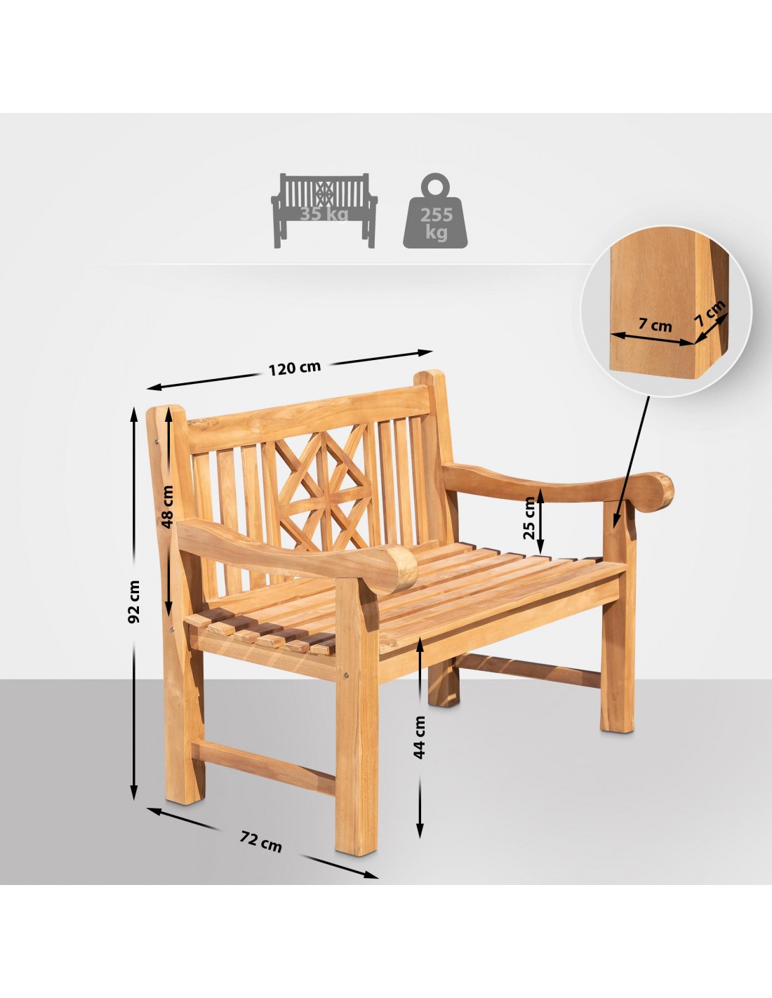 havebænk træ teak teaktræ havemøbler bænk haven havebænk træ teak teaktræ havemøbler bænk haven