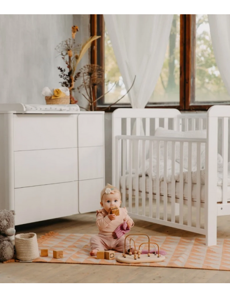 puslekommode puslebord pusleplads børn børneværelse indretning hvid moderne design